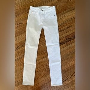 Rag & Bone Skinny White Jeans Sz 27